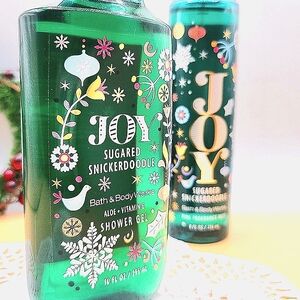 Bath & Body Works Joy Sugared Snickerdoodle Body Wash and Mist Spray